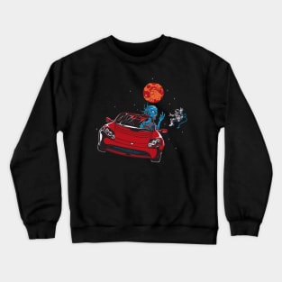 Mars And Cars Crewneck Sweatshirt